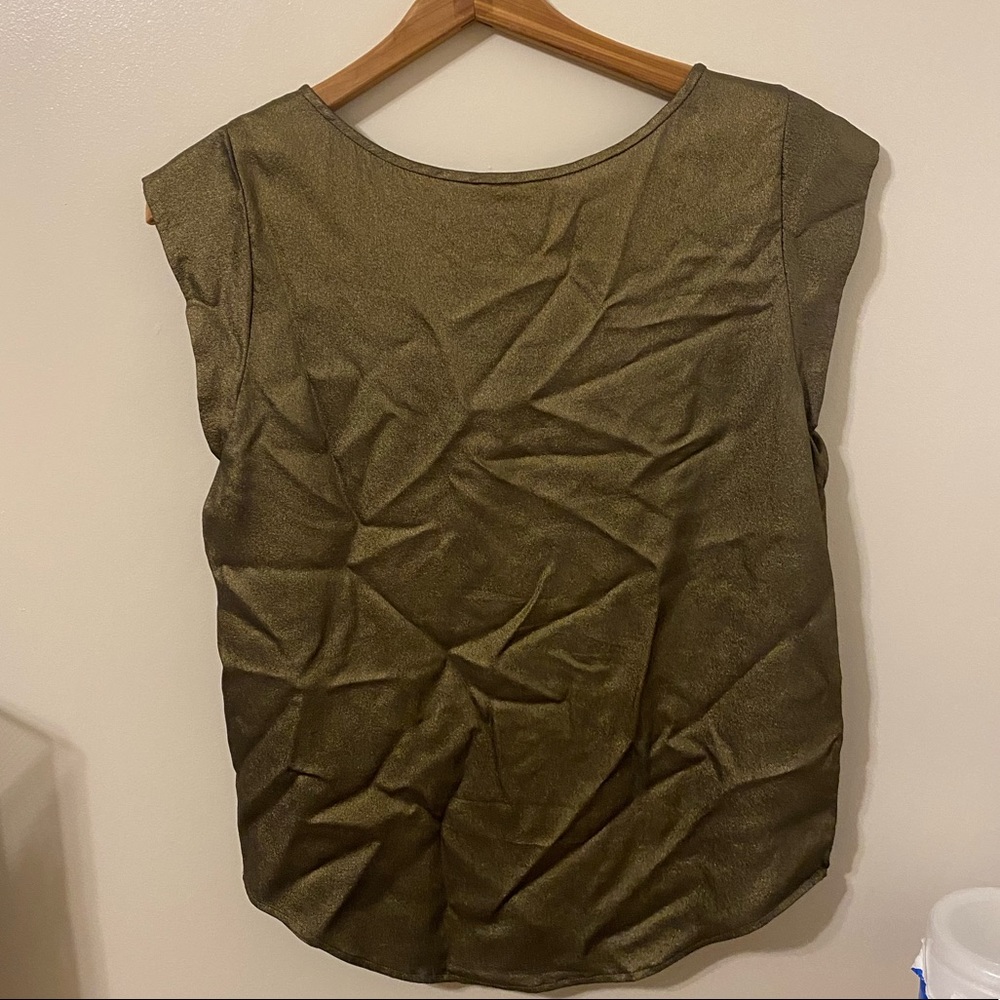 gold blouse - Picture 3 of 3